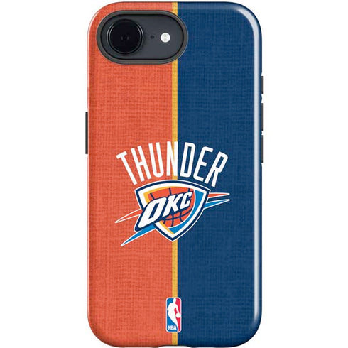 NBA OKC Thunder Split iPhone 16e Impact Case