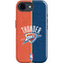 NBA OKC Thunder Split iPhone 16e Impact Case