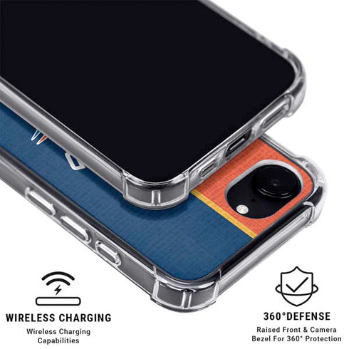 NBA OKC Thunder Split iPhone 16e MagSafe Case
