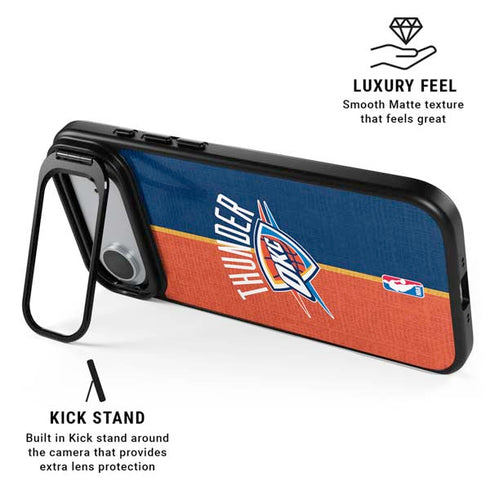 NBA OKC Thunder Split iPhone 17 Air Kickstand Case