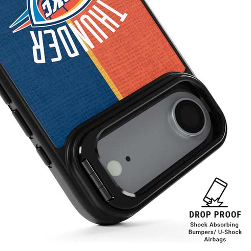 NBA OKC Thunder Split iPhone 17 Air Kickstand Case