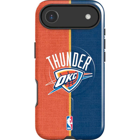 NBA OKC Thunder Split iPhone 17 Air Magsafe Impact Case