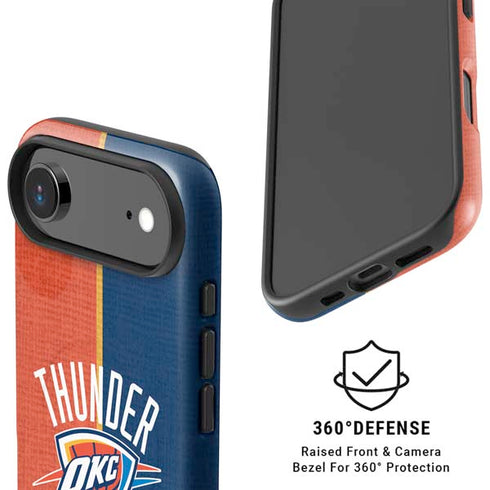 NBA OKC Thunder Split iPhone 17 Air Magsafe Impact Case