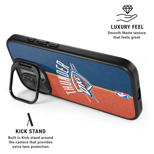 NBA OKC Thunder Split iPhone 17 Kickstand Case