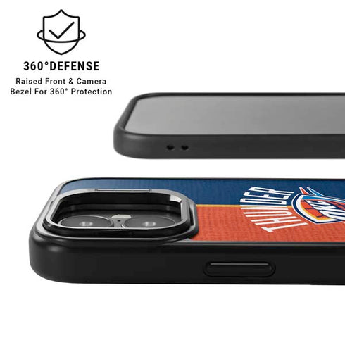 NBA OKC Thunder Split iPhone 17 Kickstand Case
