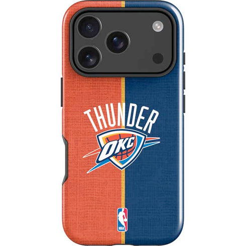 NBA OKC Thunder Split iPhone 17 Pro Max Impact Case