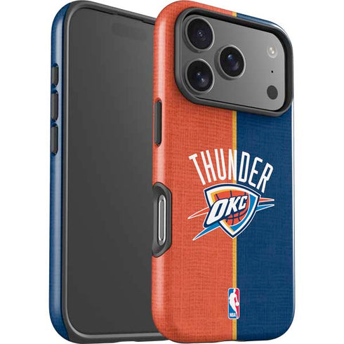 NBA OKC Thunder Split iPhone 17 Pro Max Impact Case