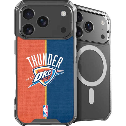 NBA OKC Thunder Split iPhone 17 Pro Max MagSafe Case