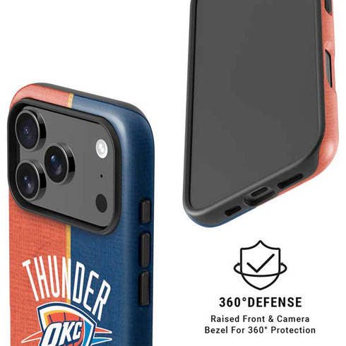NBA OKC Thunder Split iPhone 17 Pro Max Magsafe Impact Case