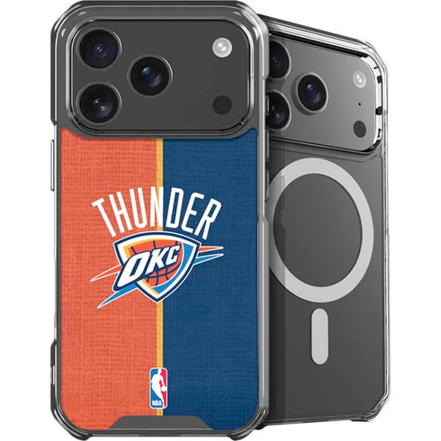 NBA OKC Thunder Split iPhone 18 Pro Max MagSafe Case