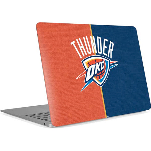 NBA OKC Thunder Split Apple MacBook Air Skin