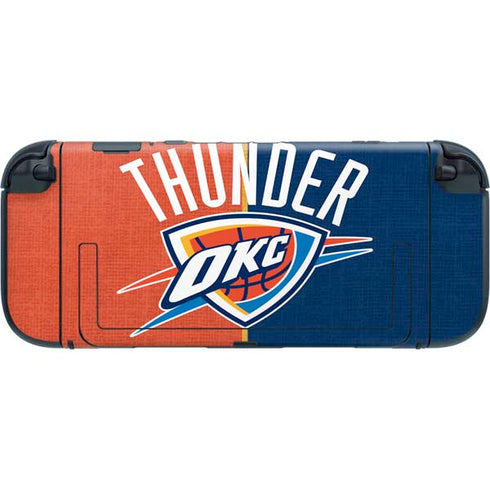 NBA OKC Thunder Split Nintendo Switch 2 (2025) with Joy-Con Skin