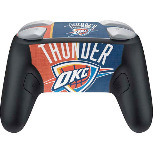 NBA OKC Thunder Split Nintendo Switch 2 (2025) Pro Controller Skin