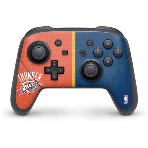 NBA OKC Thunder Split Nintendo Skins