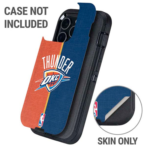 NBA OKC Thunder Split Otterbox Defender iPhone Skin