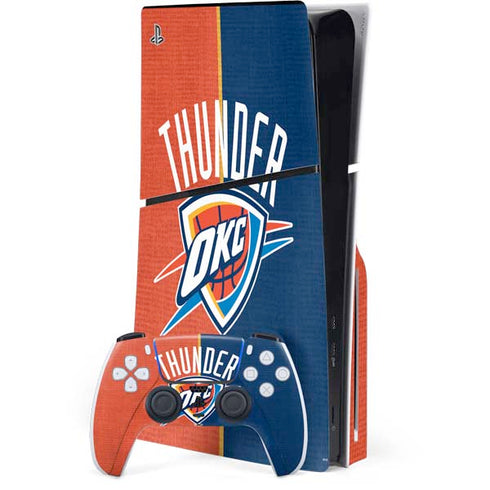 NBA OKC Thunder Split PlayStation PS5 Skins