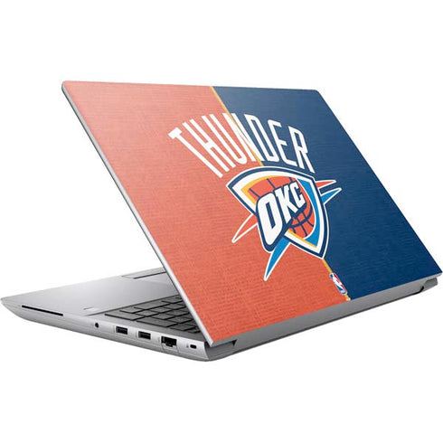 NBA OKC Thunder Split HP ZBook Fury 16 G10 Skin