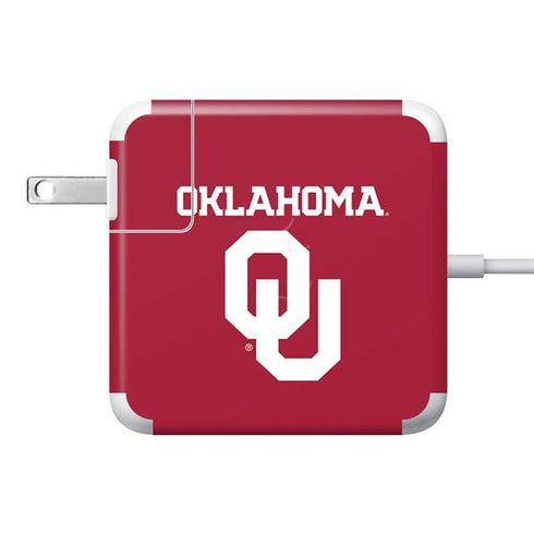 University of Oklahoma Basketball 85W Power Adapter (15 and 17 inch MacBook Pro Charger) Skin