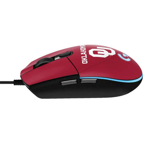University of Oklahoma Basketball G203 Prodigy RGB Wired Gaming Mouse Skin