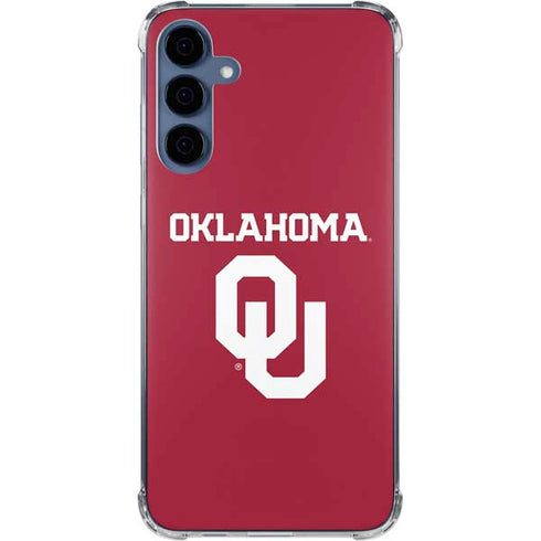 University of Oklahoma Basketball Galaxy A55 5G Clear Case