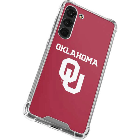 University of Oklahoma Basketball Galaxy S24 FE Clear Case