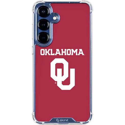 University of Oklahoma Basketball Galaxy S25 Plus Clear Case