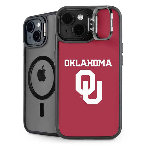 University of Oklahoma Basketball iPhone 14 Plus Kickstand Case