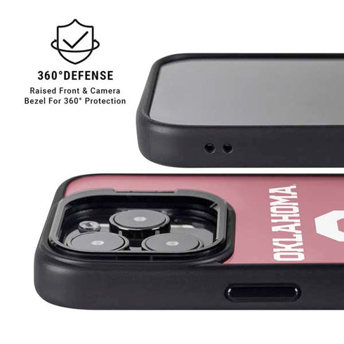 University of Oklahoma Basketball iPhone 14 Pro Max Kickstand Case