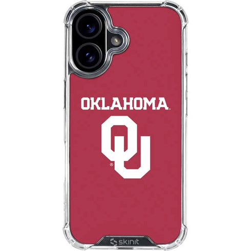 University of Oklahoma Basketball iPhone 16 Clear Case