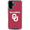 University of Oklahoma Basketball iPhone 16 Clear Case