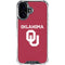 University of Oklahoma Basketball iPhone 16 Plus Clear Case