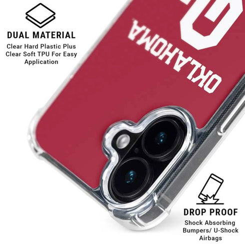 University of Oklahoma Basketball iPhone 16 Plus MagSafe Case