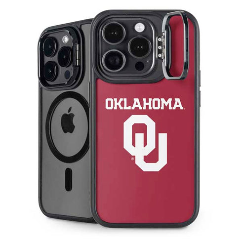 University of Oklahoma Basketball iPhone 16 Pro Max Kickstand Case