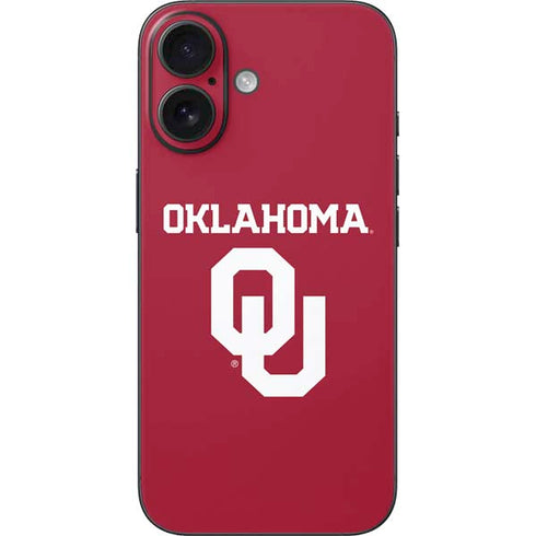 University of Oklahoma Basketball iPhone 16 Skin