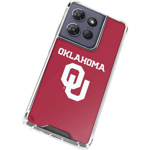 University of Oklahoma Basketball Moto G 5G (2025) Clear Case
