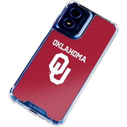 University of Oklahoma Basketball Moto G 5G (2024) Clear Case
