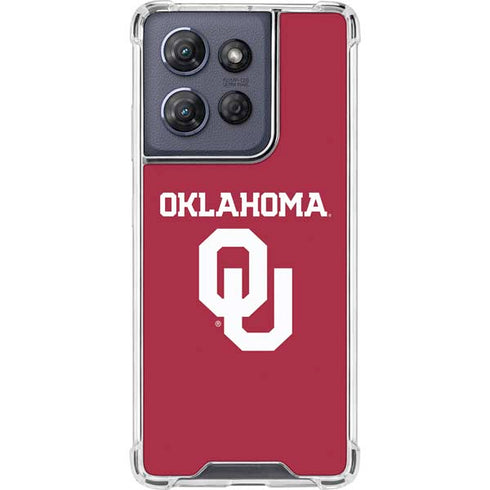 University of Oklahoma Basketball Moto G Play 5G (2025) Clear Case