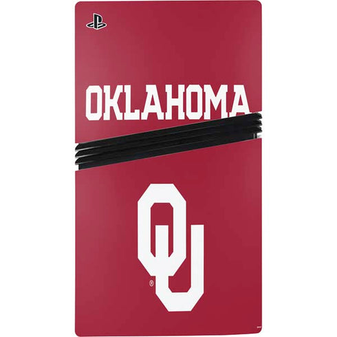 University of Oklahoma Basketball PS5 Pro Console Skin