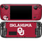 University of Oklahoma Basketball Steam Deck Handheld Gaming Computer OLED Skin