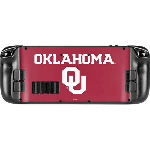 University of Oklahoma Basketball Steam Deck Handheld Gaming Computer Skin