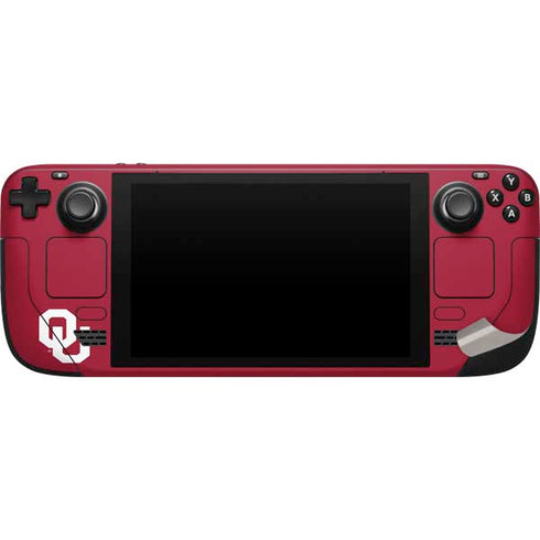 University of Oklahoma Basketball Steam Deck Handheld Gaming Computer Skin
