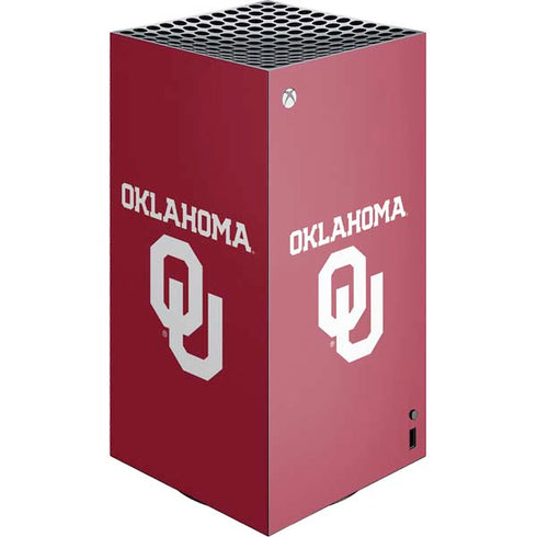 University of Oklahoma Basketball XBox Series X Digital Edition Console Skin