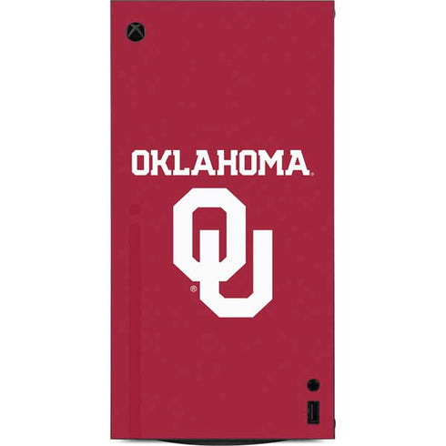 University of Oklahoma Basketball XBox Series X Digital Edition Console Skin