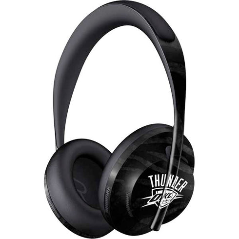 NBA Oklahoma City Thunder Black Animal Print Bose Noise Cancelling Headphones 700 Skin