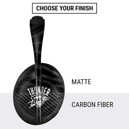 NBA Oklahoma City Thunder Black Animal Print Bose Noise Cancelling Headphones 700 Skin