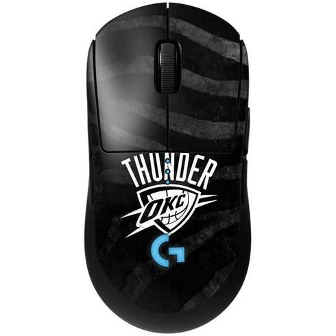 NBA Oklahoma City Thunder Black Animal Print G Pro Wireless Gaming Mouse Skin