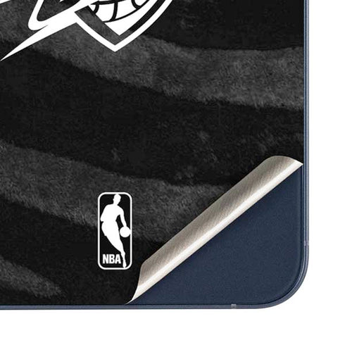 NBA Oklahoma City Thunder Black Animal Print Galaxy A35 5G Skin