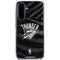 NBA Oklahoma City Thunder Black Animal Print Galaxy A36 5G Clear Case