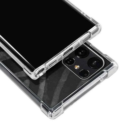 NBA Oklahoma City Thunder Black Animal Print Galaxy S23 Ultra Clear Case