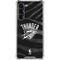 NBA Oklahoma City Thunder Black Animal Print Galaxy S24 FE Clear Case